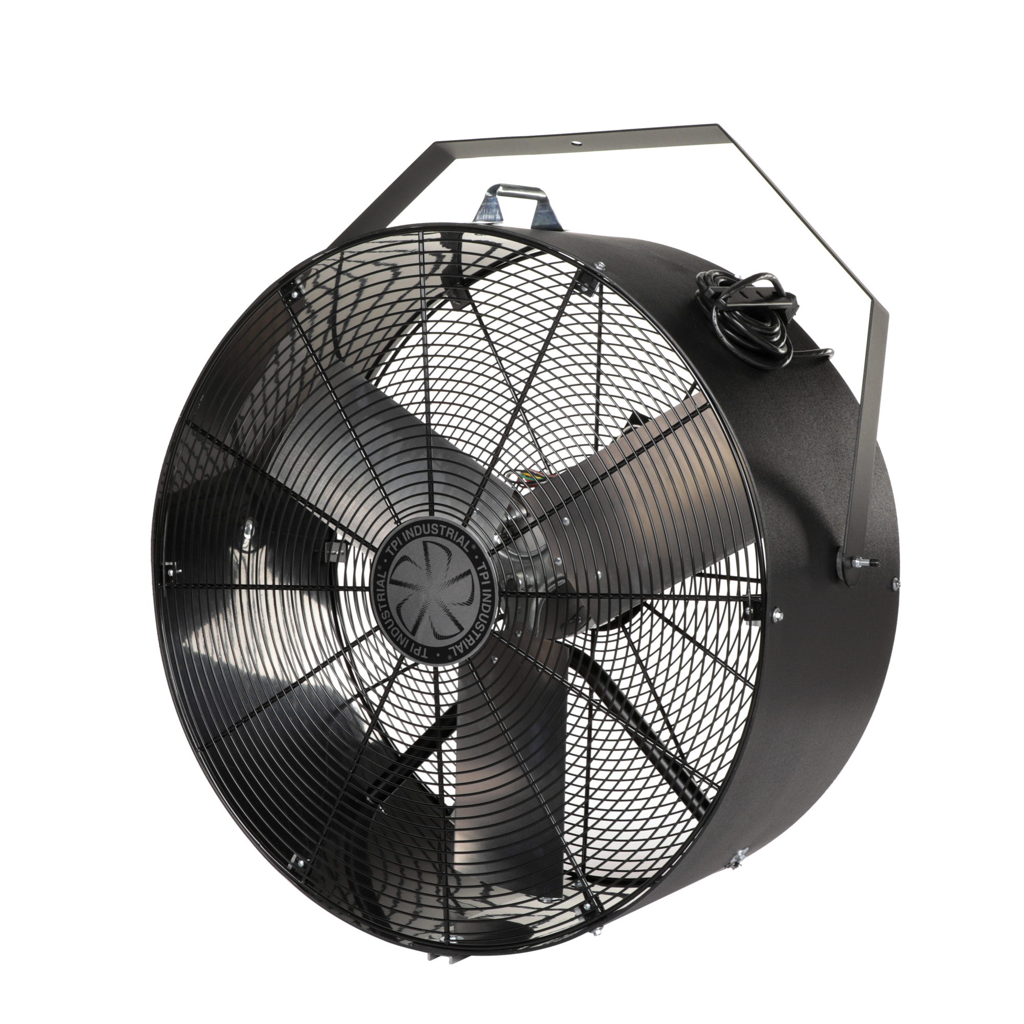 TPI Industrial Yoke Mount Blower - 30in. Diameter, 7000 CFM, 1/4 HP, 120V, Model# MBX30DY